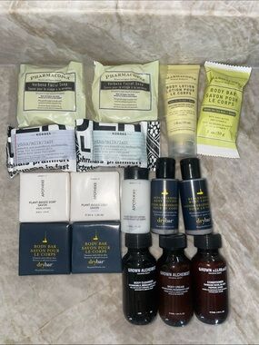16 BRAND NEW DESIGNER SOAPS, LOTIONS, BODY WASH, & CONDITIONER!